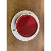 Red Reflector White Plastic Surround 3 Inch Military FVS21/1 267014 P