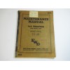 Four Wheel Drive Auto Co, Original Maintenace Manual 1942. Printed in the USA ex Technical records  Slight Staining HAR