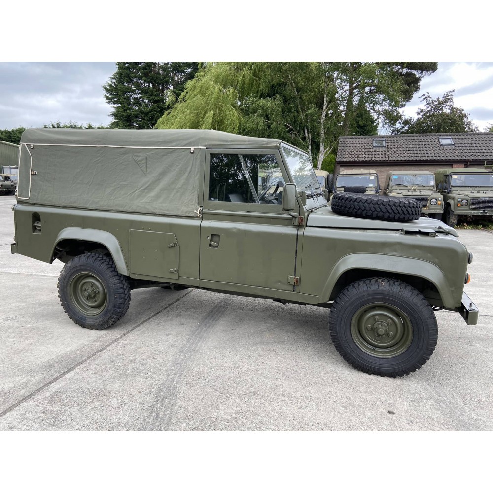Ex Military Land Rover Defender 110 RHD Soft Top