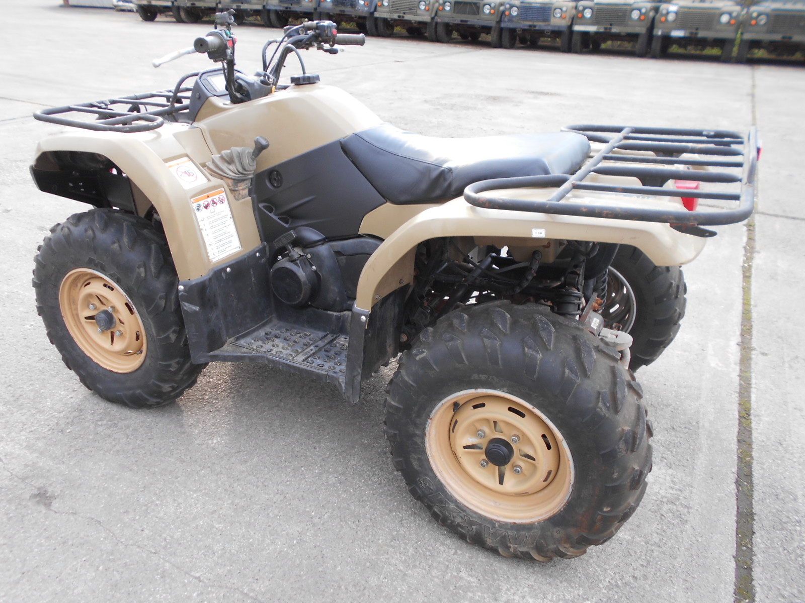 Ex Military Yamaha Grizzly 450 Quad No Vat